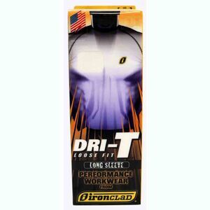 Ironclad Dri-T Men's Loose Fit Long Sleeve Performance Workwear Shirt White, XL